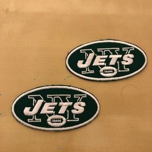 Jets Patch Black And White